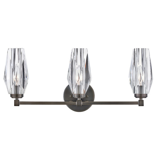 Hinkley Ana 3-Light Vanity Light in Black Oxide by Hinkley Lighting 52483BX