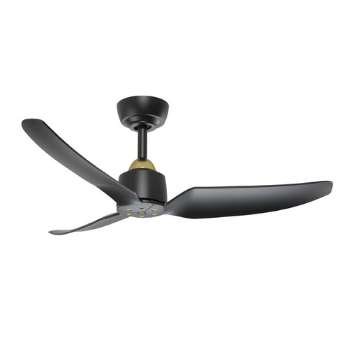 Kuzco Lighting Kuzco Lighting Hugo Brushed Gold & Matte Black Ceiling Fan Without Light CF92942-BG/MB