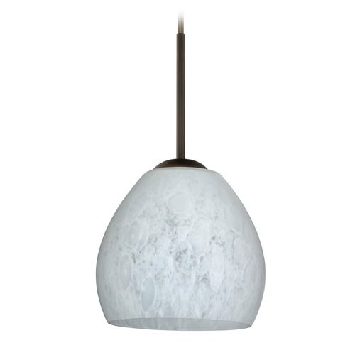 Besa Lighting Besa Lighting Bolla Bronze Mini-Pendant Light 1BT-412219-BR