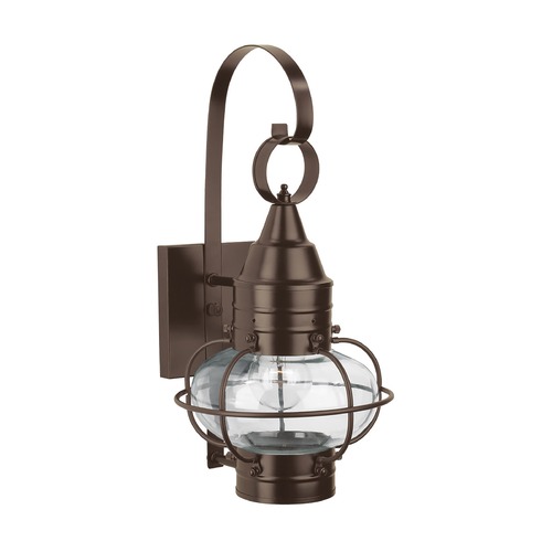 Norwell Lighting Classic Onion Bronze Outdoor Wall Light 1513-BR-CL