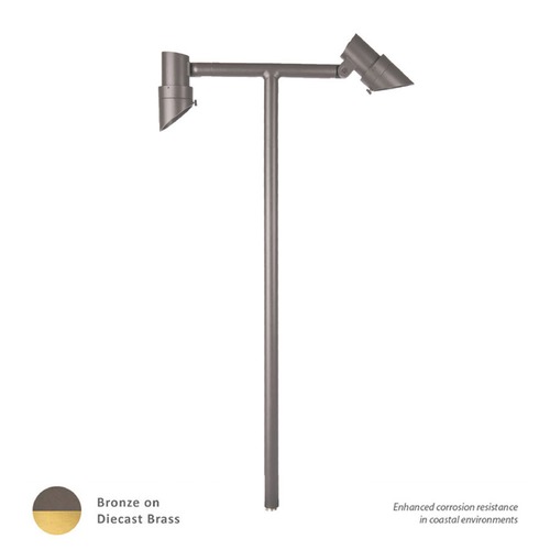 WAC Lighting Mini Accent LED 12V Double Path Light by WAC Lighting 6211-27BBR