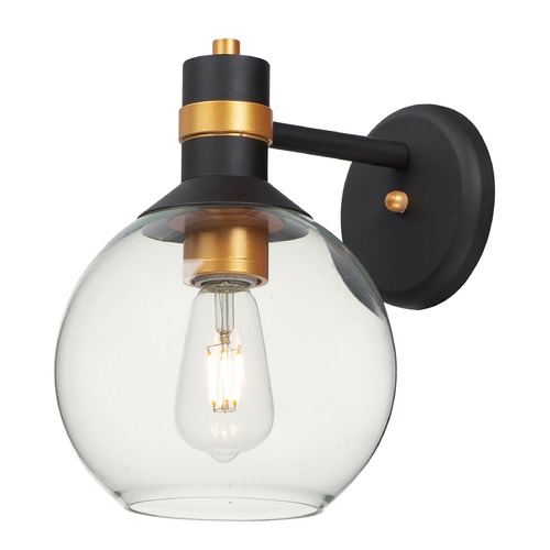 Maxim Lighting Cabin Bronze & Gold LED Outdoor Wall Light by Maxim Lighting 10318CLBZGLD
