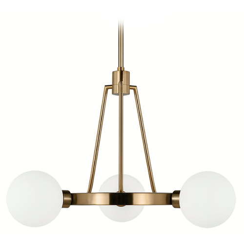 Visual Comfort Studio Collection Visual Comfort Studio Collection Clybourn Satin Brass Chandelier 3161603-848