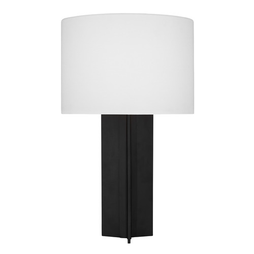 Visual Comfort Studio Collection Bennett Medium Table Lamp in Aged Iron by Visual Comfort Studio ET1491AI1