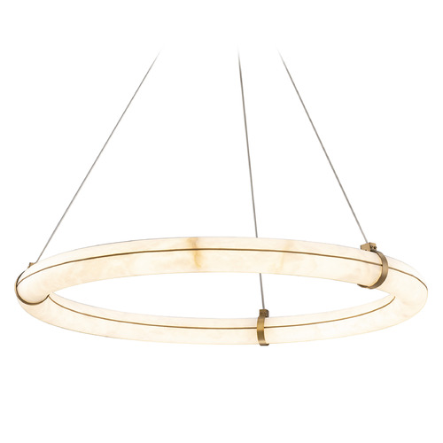 Modern Forms by WAC Lighting Modern Forms Clique Aged Brass LED Pendant Light PD-56431-AB