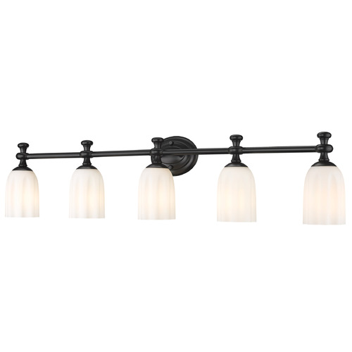 Z-Lite Z-Lite Orion Matte Black Bathroom Light 1102-5V-MB