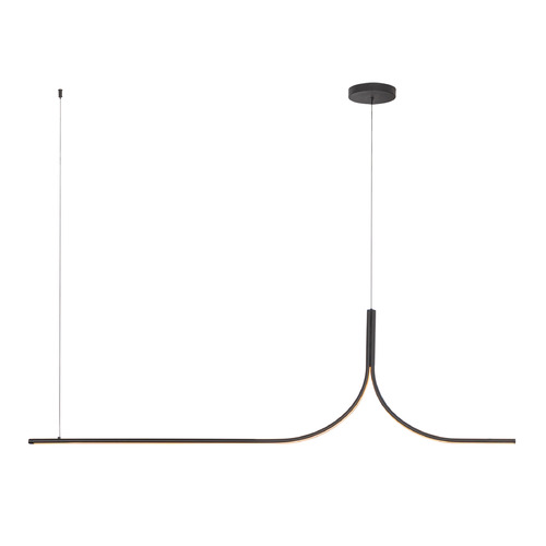 Kuzco Lighting Kuzco Lighting Thread Black LED Island Light LP17905-BK-UNV-010-RT