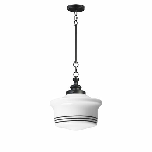 Maxim Lighting Eureka 13.75-Inch Pendant in Black by Maxim Lighting 21534WTBK