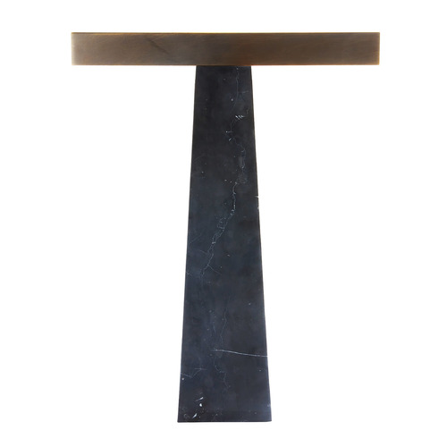 Arteriors Home Lighting Osbert 18-Inch Lamp in English Bronze & Black Marble by Arteriors Home 49782