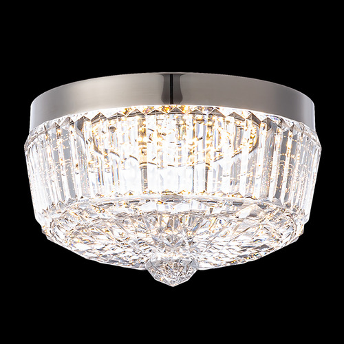 Schonbek Lighting Regina Polish Nickel LED Flushmount Light by Schonbek Lighting S6808-701H
