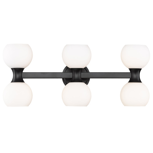 Z-Lite Z-Lite Artemis Matte Black Bathroom Light 494-6V-MB