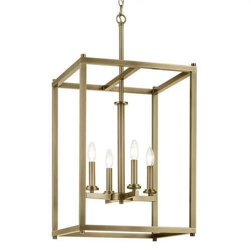 Kichler Lighting Kichler Lighting Crosby Natural Brass Pendant Light 43998NBR