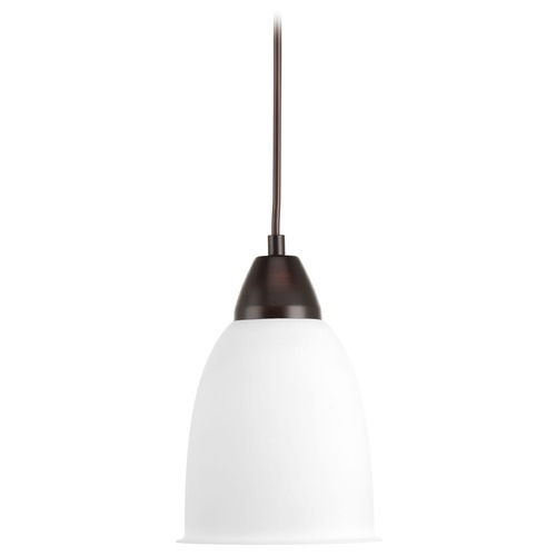 Progress Lighting Simple Antique Bronze LED Mini Pendant by Progress Lighting P5176-2030K9