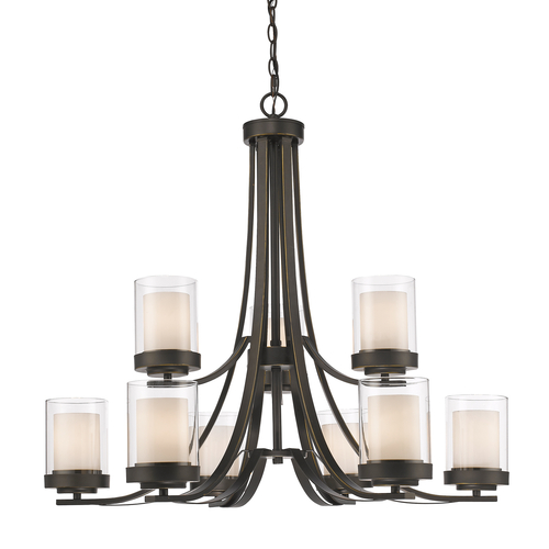 Z-Lite Willow Olde Bronze Chandelier by Z-Lite 426-9-OB