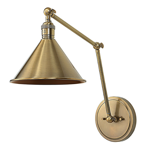 Uttermost Lighting Kalizma Home Exeter Oxidized Antique Brass Sconce by Uttermost Lighting 22548