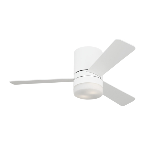 Generation Lighting Fan Collection Era 44-Inch Hugger LED Fan in White by Generation Lighting Fan 3ERHR44RZWD