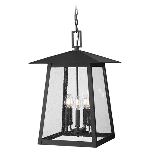 Z-Lite Z-Lite Rainer Black Outdoor Hanging Light 5015CHXL-BK