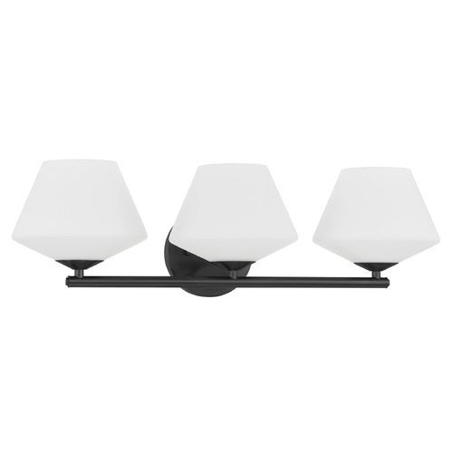 Hunter Fan Company Hunter Fan Company Celestial Valley Matte Black Bathroom Light 48109