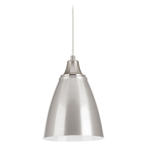 Progress Lighting Pure LED Mini Pendant in Brushed Nickel by Progress Lighting P5175-0930K9