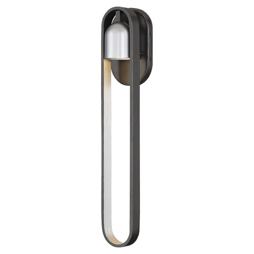 Minka Lavery Rocketa Artisan Black with Silver LED Outdoor Wall Light by Minka Lavery 72643-517-L