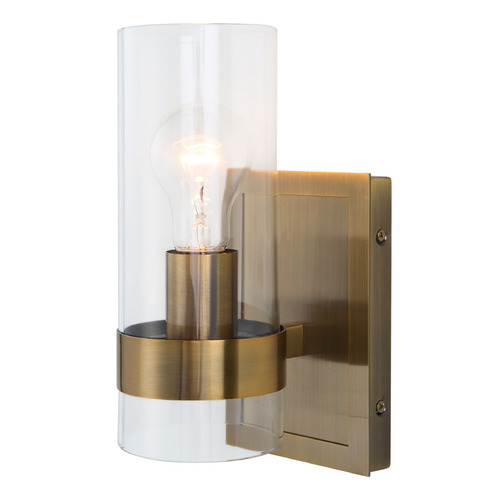 Uttermost Lighting Kalizma Home Cardiff Oxidized Antique Brass Sconce by Uttermost Lighting 22549