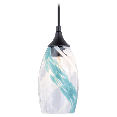 Vaxcel Lighting Vaxcel Lighting Milano Oil Rubbed Bronze Mini-Pendant Light with Oblong Shade P0279