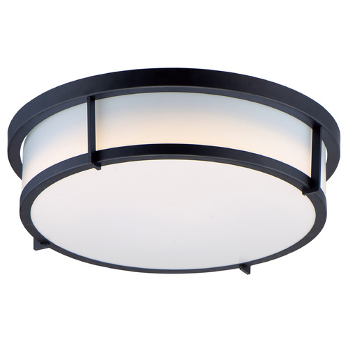 Maxim Lighting Maxim Lighting Rogue E26 Black Flushmount Light 10272WTBK