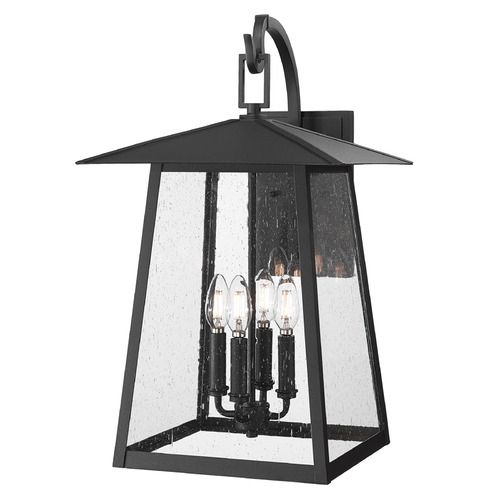 Z-Lite Z-Lite Rainer Black Outdoor Wall Light 5015B-BK