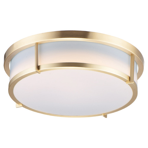Maxim Lighting Maxim Lighting Rogue E26 Satin Brass Flushmount Light 10272WTSBR