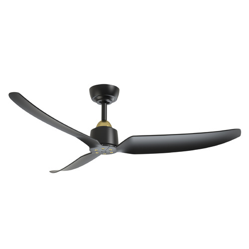 Kuzco Lighting Kuzco Lighting Hugo Brushed Gold & Matte Black Ceiling Fan Without Light CF92952-BG/MB