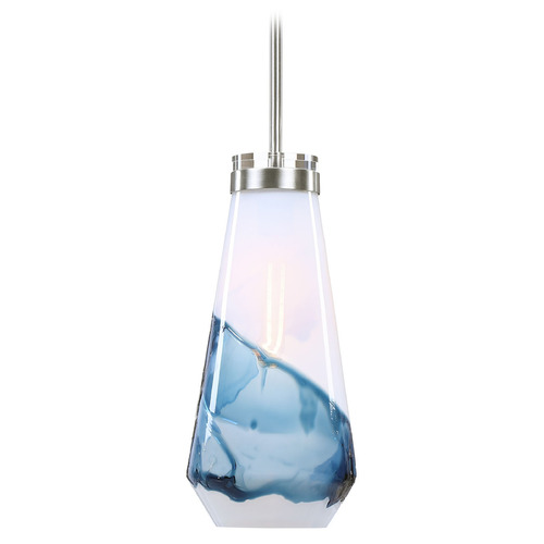 Uttermost Lighting Windswept Brushed Nickel Mini-Pendant Light by Uttermost Lighting 22197