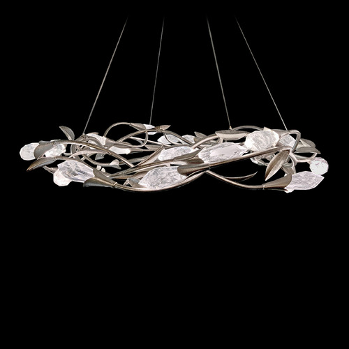 Schonbek Lighting Secret Garden Antique Silver LED Pendant by Schonbek Lighting S2434-48OH