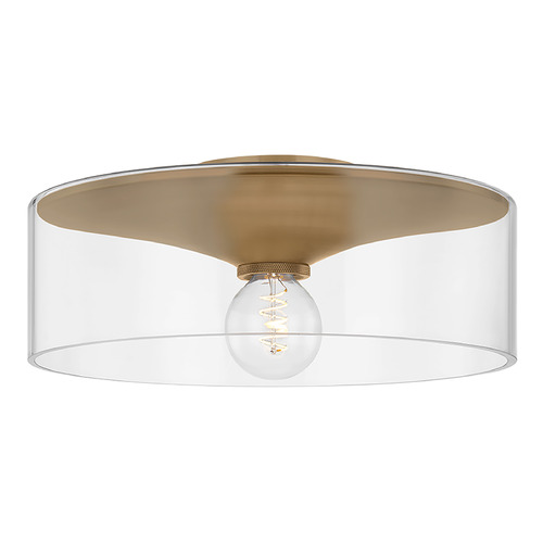 Troy Lighting Troy Lighting Killian Patina Brass LED Flushmount Light C2916-PBR