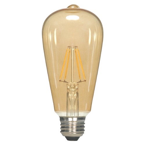 Satco Lighting 7W LED ST19 Vintage Filament Light Bulb in 2000K by Satco Lighting S9579
