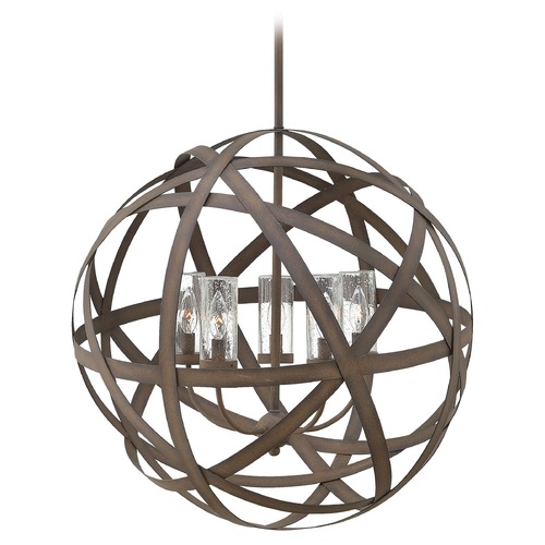 Hinkley Carson 26.50-Inch Vintage Iron LED Outdoor Hanging Light by Hinkley Lighting 29705VI-LL