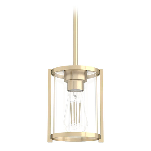 Hunter Fan Company Hunter Fan Company Astwood Alturas Gold Mini-Pendant Light with Cylindrical Shade 19952