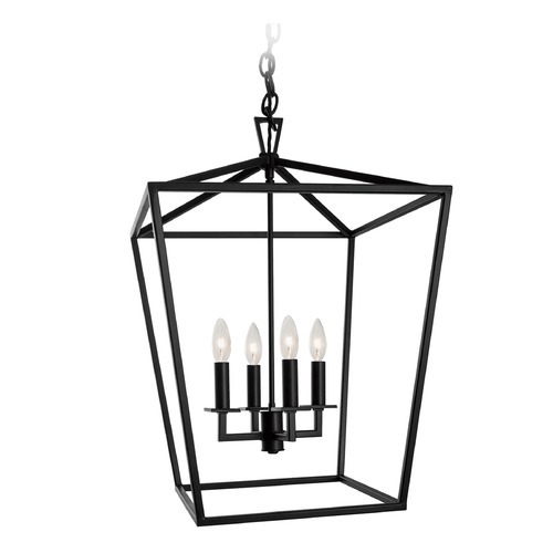 Norwell Lighting Cage Polished Nickel Pendant Light 1081-PN-NG