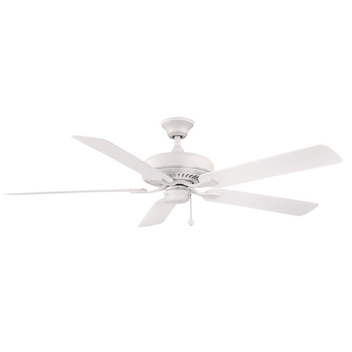 Fanimation Fans Fanimation Fans Edgewood 60 Matte White Ceiling Fan Without Light FP9060MWW