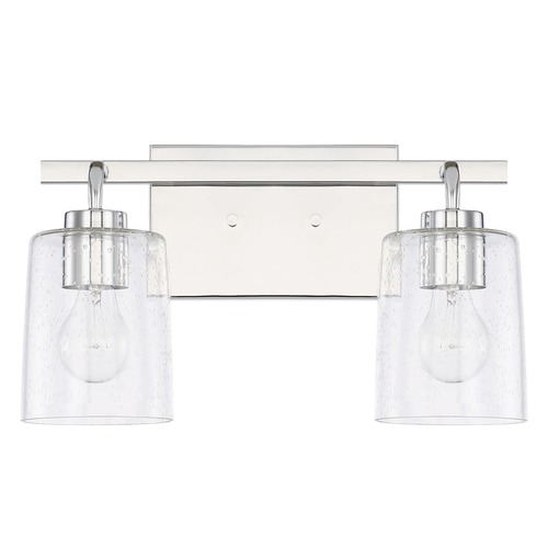 HomePlace by Capital Lighting Greyson 14.50-Inch Chrome Bath Light by HomePlace by Capital Lighting 128521CH-449
