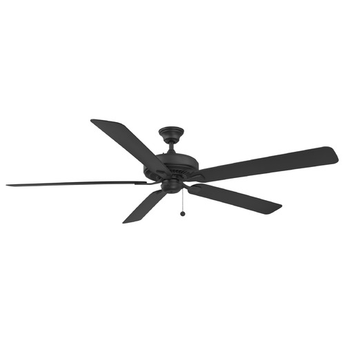 Fanimation Fans Fanimation Fans Edgewood 72 Black Ceiling Fan Without Light FP9072BLW