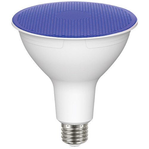 Satco Lighting 11.5W PAR38 90-Degree LED Light Bulb in Blue by Satco Lighting S29482