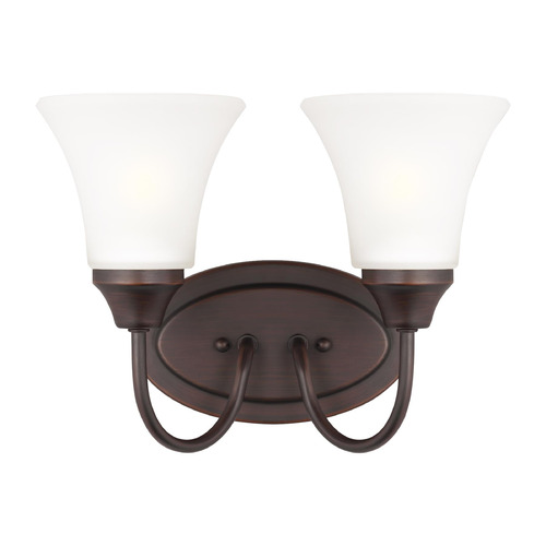 Generation Lighting Holman 11.75-Inch Bronze LED Bathroom Light by Generation Lighting 44806EN3-710