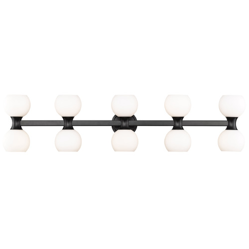 Z-Lite Z-Lite Artemis Matte Black Bathroom Light 494-10V-MB