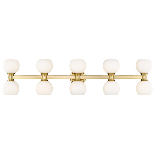 Z-Lite Z-Lite Artemis Modern Gold Bathroom Light 494-10V-MGLD