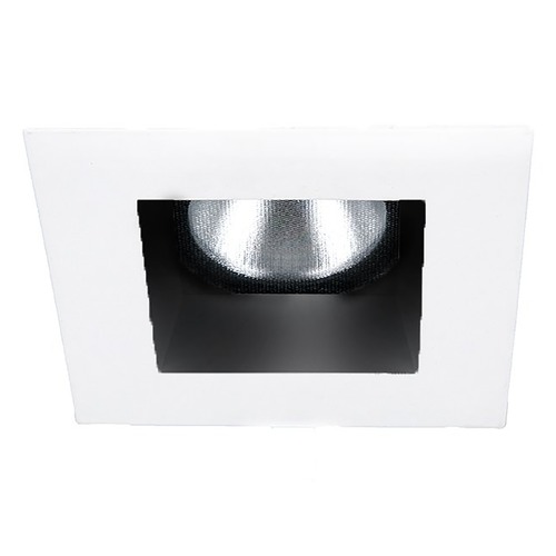 WAC Lighting Aether Black & White LED Recessed Trim by WAC Lighting R2ASDT-S835-BKWT