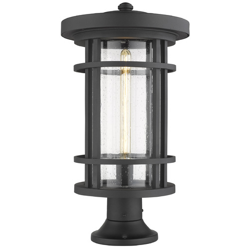 Z-Lite Jordan Black Post Light by Z-Lite 570PHXL-553PM-BK