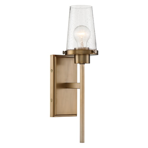 Nuvo Lighting Rector Burnished Brass Sconce by Nuvo Lighting 60/6677