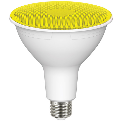 Satco Lighting 11.5W PAR38 90-Degree LED Light Bulb in Yellow by Satco Lighting S29484