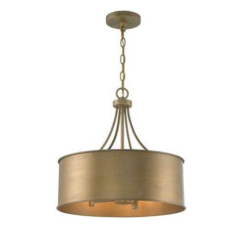 Meridian 18-Inch Pendant in Brushed Gold by Meridian M7040BG