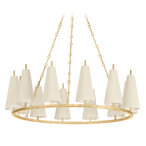 Corbett Lighting Corbett Lighting Tirana Vintage Gold Leaf Chandelier 480-42-VGL